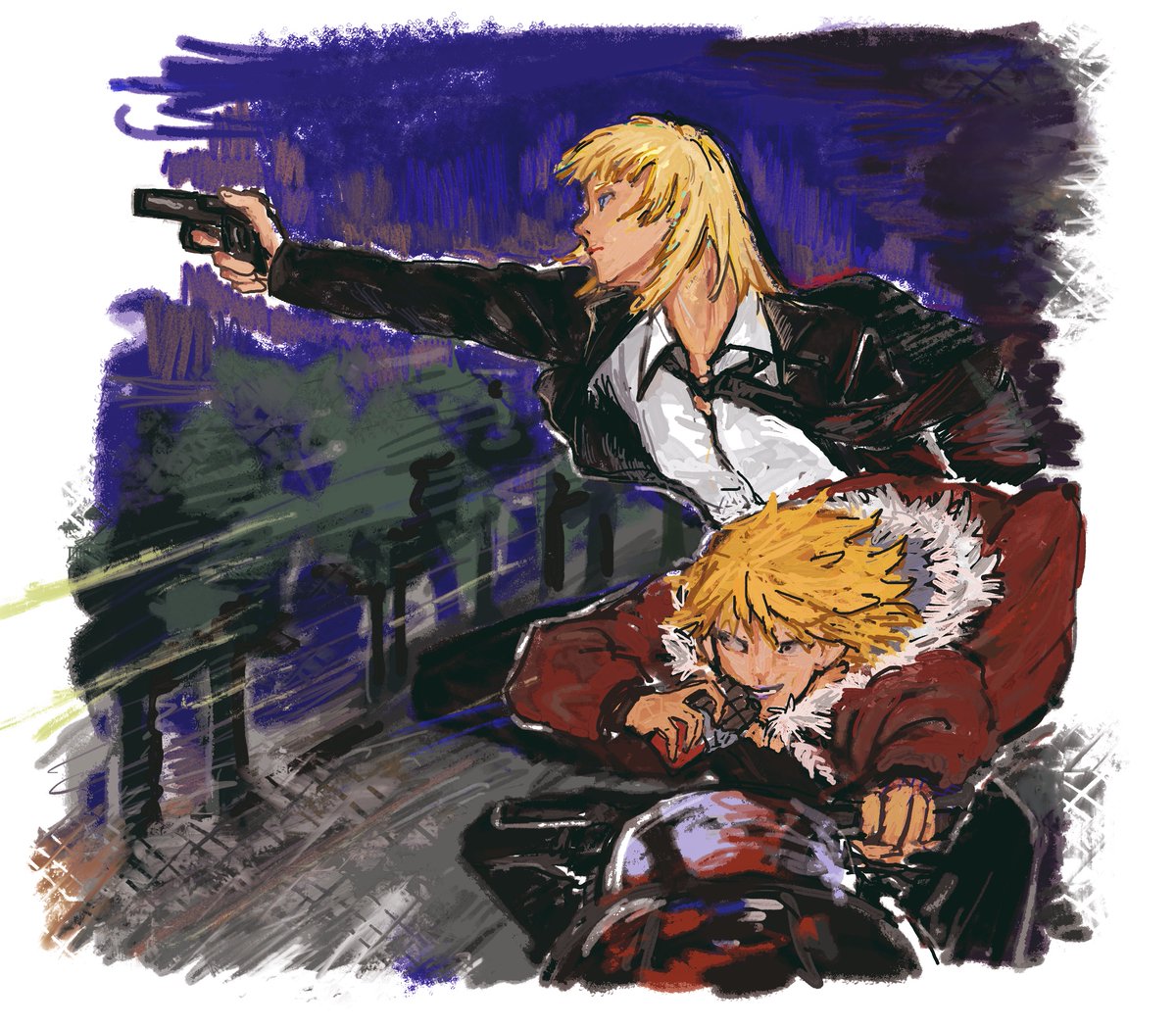tuuuutou's tweet photo. 夜中奔驰
#DEATHNOTE #死亡笔记 #mello #lidner https://t.co/36SzZIfI3L