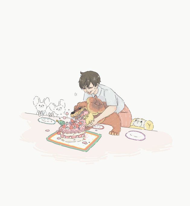 「バースデーケーキ 皿」のTwitter画像/イラスト(新着)