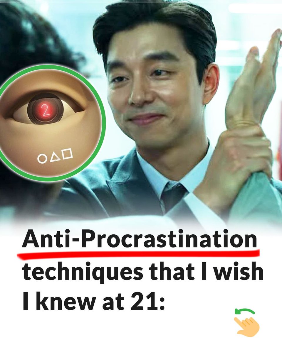 SeekWiser_'s tweet image. Anti-procrastination techniques that I wish I knew at 21...