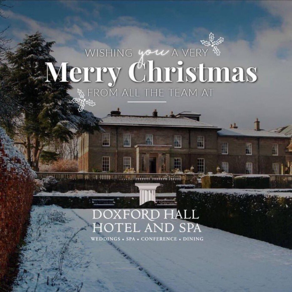 We would like to wish everyone a very Merry Christmas from all the team at Doxford Hall! 🎅🍾🎁🎄🏛
Thank you to all who have supported us throughout the year. However you are celebrating this year, we look forward to creating more memories &amp; experiences with you in 2024!