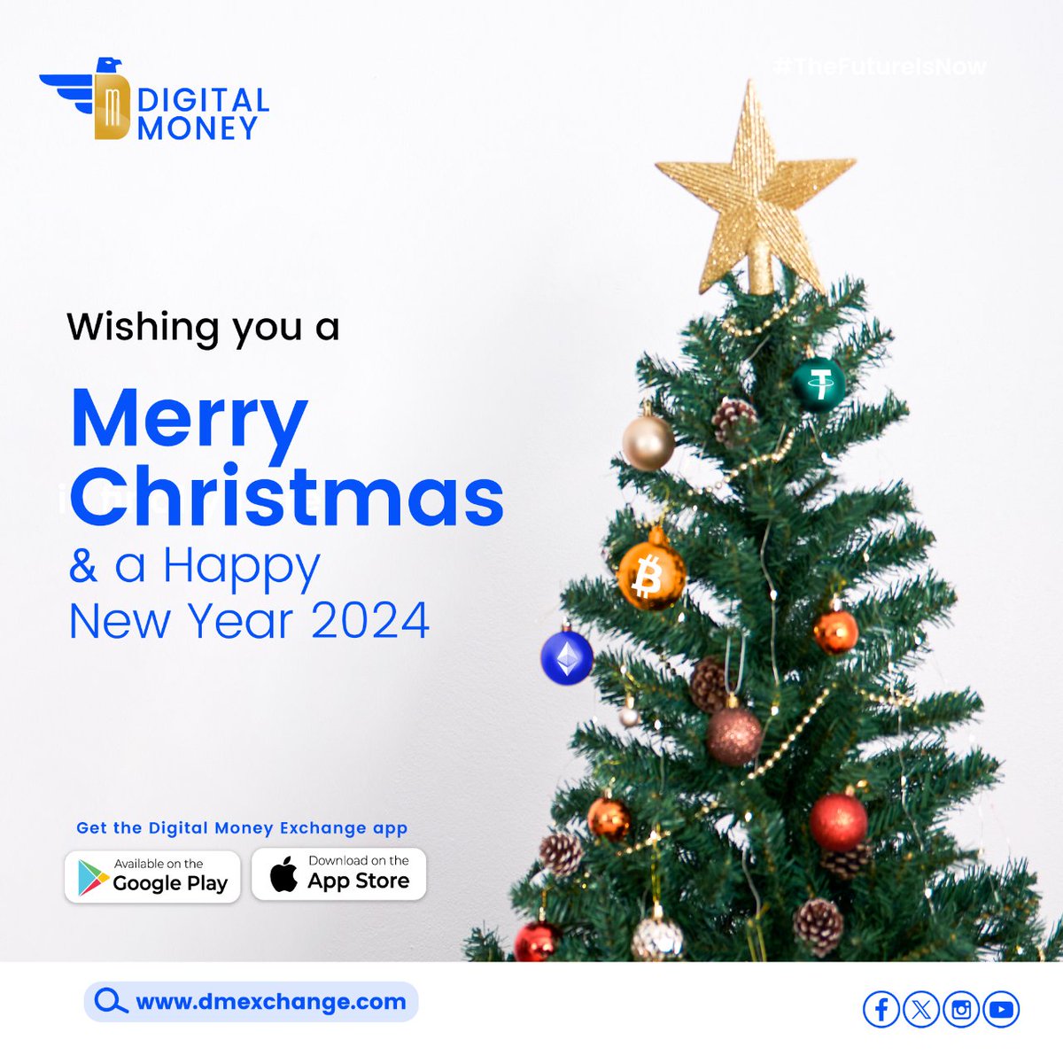 From all of us at Digital Money, May this festive season bring joy, prosperity, and unforgettable moments. 🎄✨ #HappyHolidays #merrychristmas