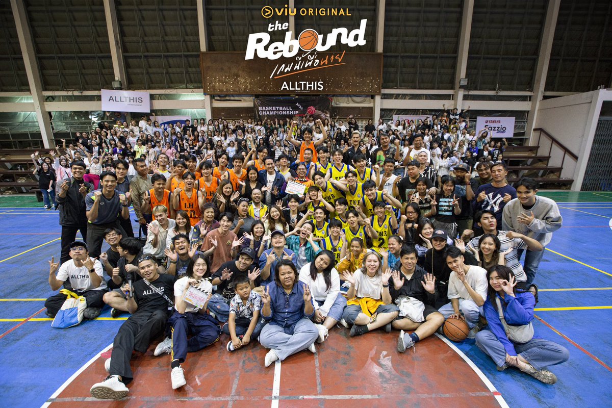 Viu_TH's tweet image. ขอบคุณทีมงานและแฟนคลับที่ร่วมเป็นส่วนหนึ่งฉากสำคัญของซีรีส์เรื่อง  #TheReboundSeries #เกมนี้เพื่อนาย 🏀

อย่าเพิ่งแอบสปอยนะอดใจรอกันไว้ปีหน้า
ดูพร้อมกันที่ Viu เท่านั้น 💛

#TheReboundSeriesxMeenPing
#ViuOriginal #Viuอ่านว่าวิว
#Meennicha8 #Pingkrittanun