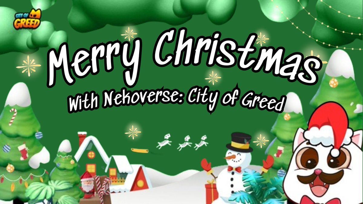 zero2i_official's tweet photo. Christmas with @Nekoverse_gg Christmas is approaching! 🎄 Waiting for Santa's gifts? Send best wishes to everyone with the hashtag #Nekoverse under the post and retweet the post. Reward: 5 lucky gift boxes, each box has 2 lands and 3 Enrick potions waiting for you. 🎁 #Giveaway https://t.co/ZC7bn7tpzx