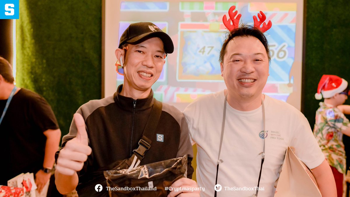 TheSandboxThai's tweet photo. 🎁 และที่พลาดไม่ได้ คือการประกวด The Best Customer พร้อมรับเงินรางวัลสูงสุด 100 $SAND กันไปอีก ✨
#CryptmasParty #TheSandbox #TheSandboxTH #SANDFam #SANDFamTH #NFT https://t.co/lRABvEZ8zB