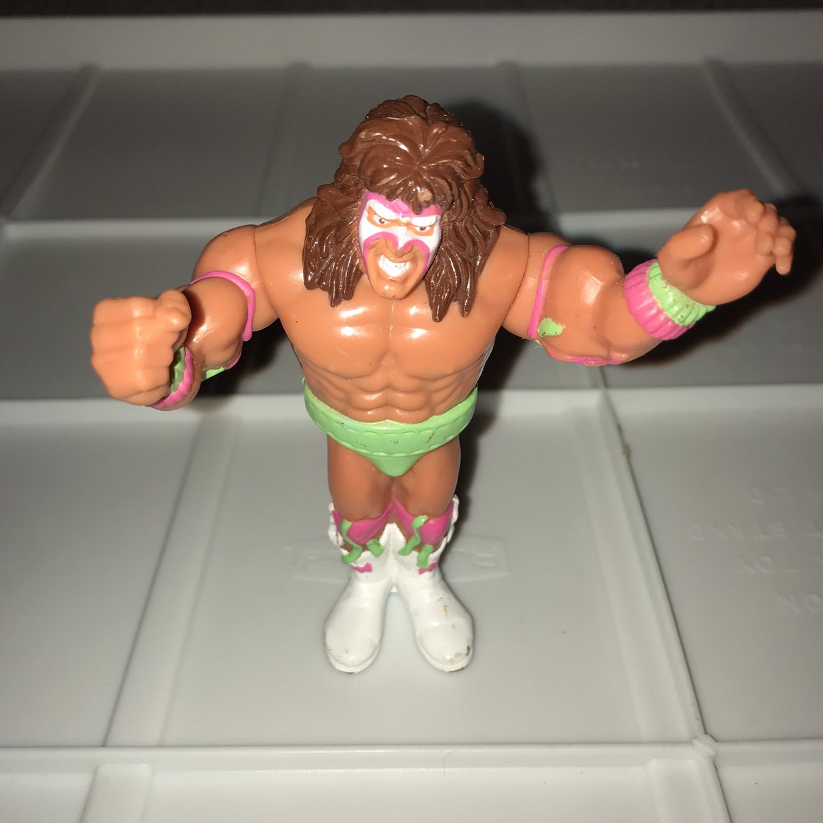 Merry Christmas from my 1990 #UltimateWarrior with “Ultimate Smash Move” from #TitanSports!