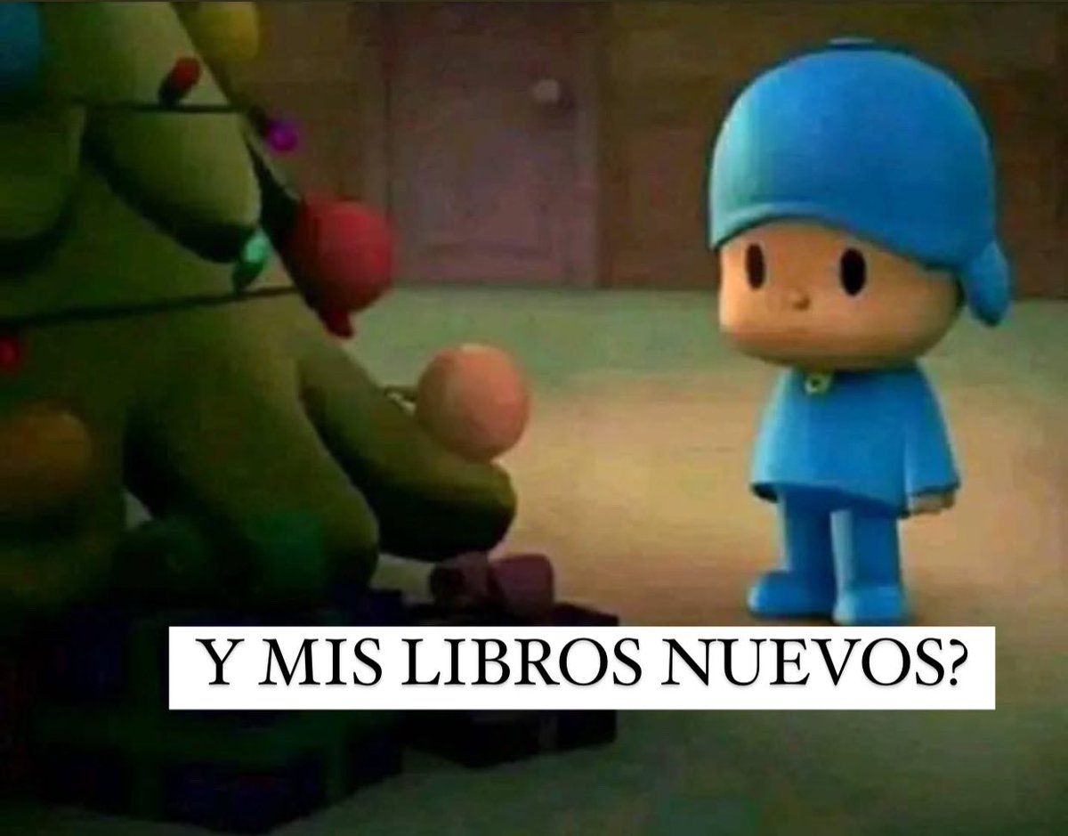 Cementedelibros's tweet photo. Yo el 25 de Diciembre: https://t.co/DwVrfat1zj