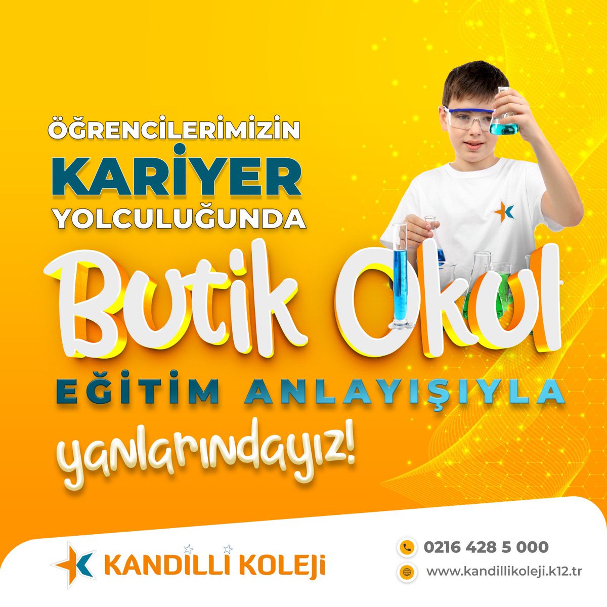 Öğrencilerin kalabalıklar arasında kaybolmadığı birey olarak değer gördüğü ve kendini özel hissettiği bir #butikeğitim konsepti uygulanmaktadır. Öğrencilerimize ihtiyaçlarına uygun olarak #rehberlik ve koç öğretmenleri tarafından bireysel veya küçük grup etütleri düzenlenmektedir