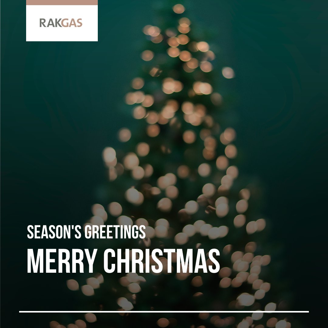 ✨Wishing you all a Christmas filled with joy, laughter, and the warmth of a sustainable and bright future! 🎄🕊️#MerryChristmas #BrighterTogether  #RAKGASEnergisingCommunities🎁💚