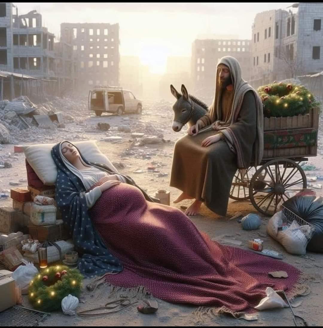 Can we have the heart to say Merry Christmas with the world seeing soaked in blood everywhere.Esply poignant,Bethlehem the birthplace of Christ is shrouded in death.“Christmas is joy, love and peace. We have no peace. We have no joy,” The Priest of Church of Nativity Bethlehem