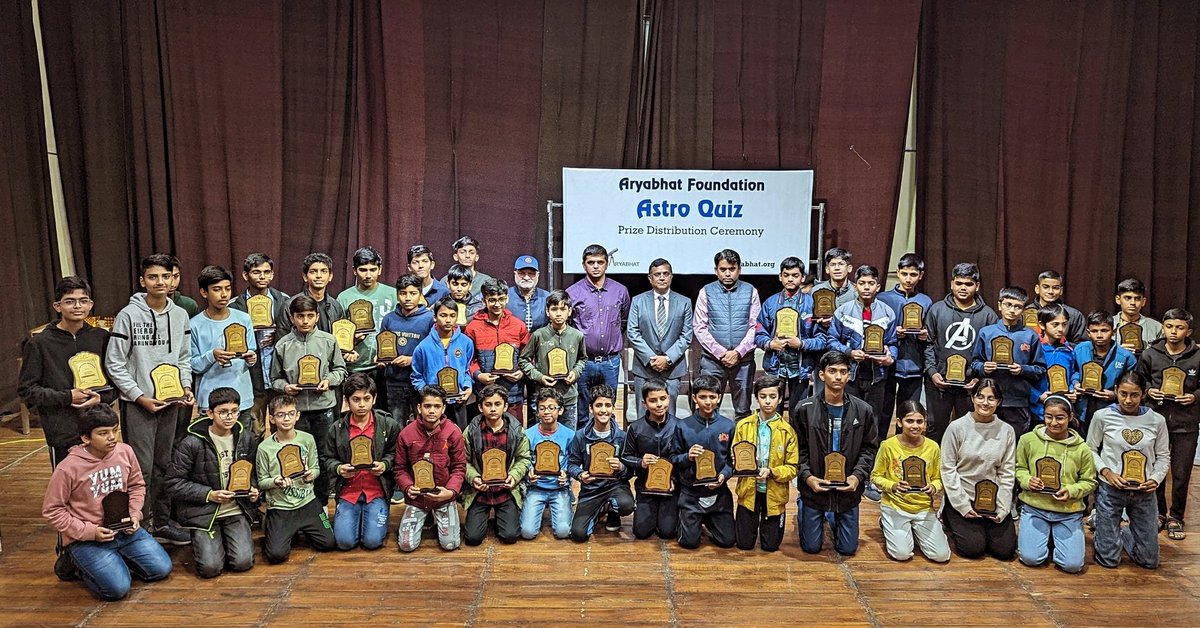 Astro Quiz 2023 concluded. Congratulations to all the participants!