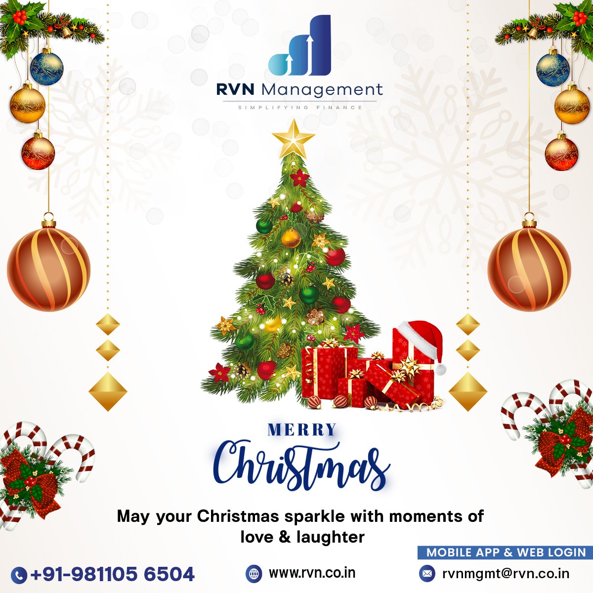 RVNMgmt's tweet photo. May the spirit of Christmas fill your home with love, happiness, and countless blessings🎁✨🎅

#rvnmanagement #merrychristmas #warmwishes #seasonsgreetings #blessedchristmas #beautyandjoy #festivevibes #loveandlaughter #spreadjoy #santaclaus #christmaslights #merrychristmas2023 https://t.co/uTvqhlaB9w