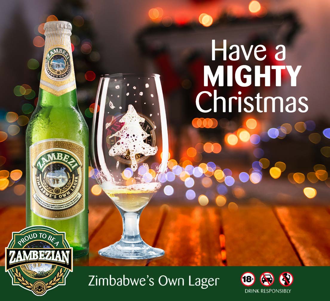 🎄 Wishing you a Merry Christmas filled with joy, laughter, and the company of loved ones. May your festivities be as mighty as a sip of Zambezi Lager! Cheers to a Mighty Christmas! 🍻🎅 #MerryChristmas #ZambeziCheers'