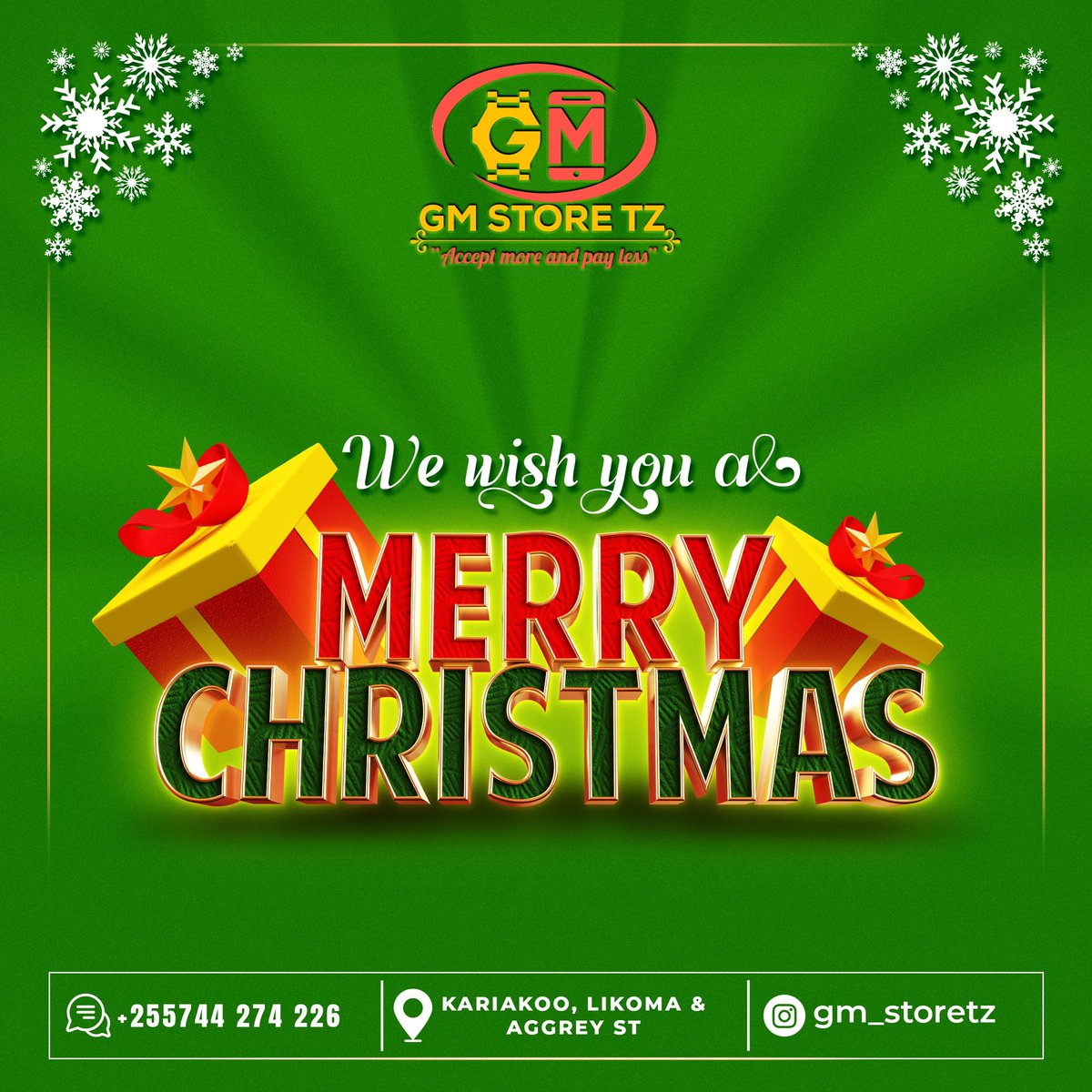 Merry Christmas kwenu nyote