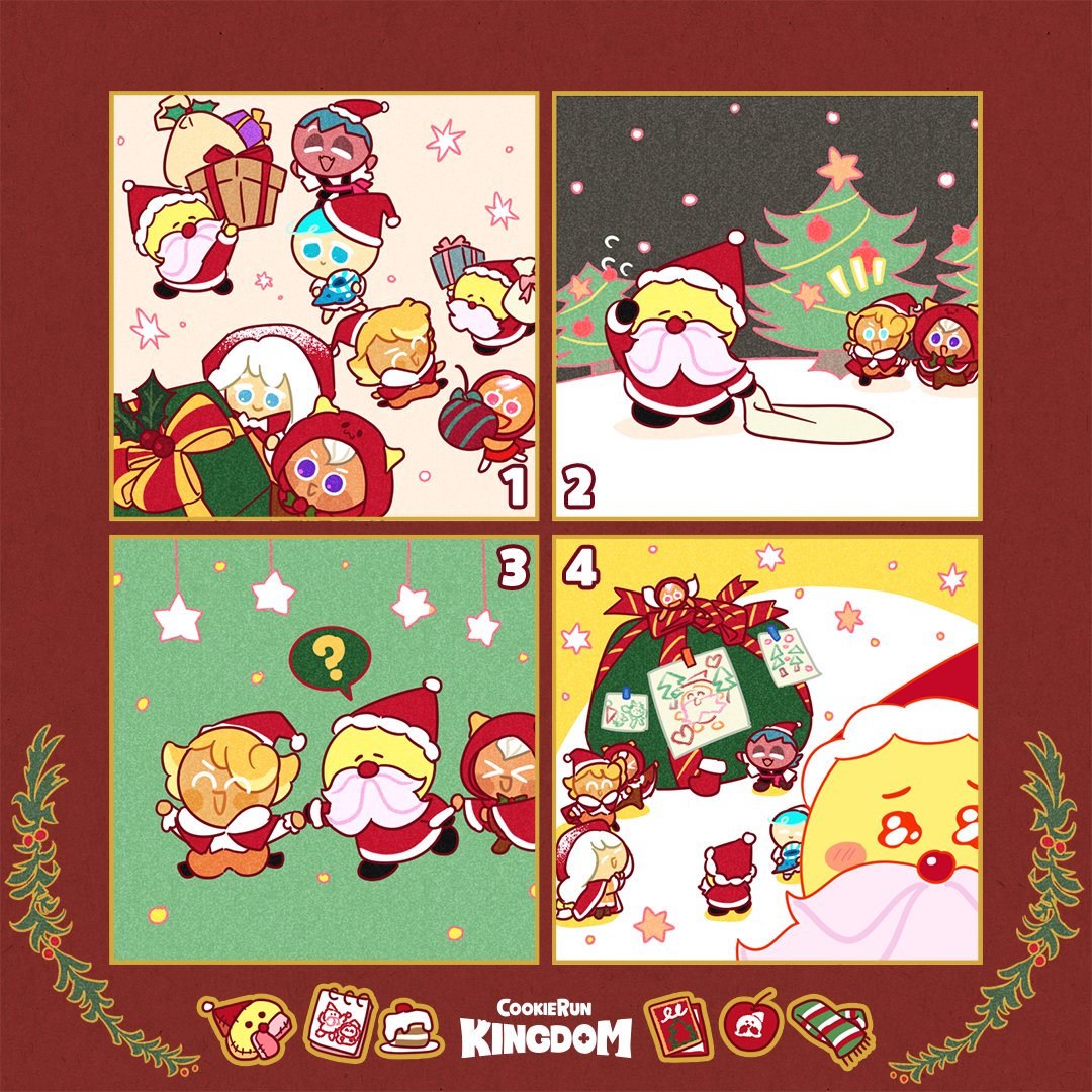 🎄 Auch dem Weihnachtsgnom wird ganz warm ums Herz beim Gedanken an ein vergnügtes Weihnachtsfest in CookieRun: Kingdom! 🎄

Wir wünschen allen frohe Weihnachten! 💝

#CookieRunKingdom #CRK