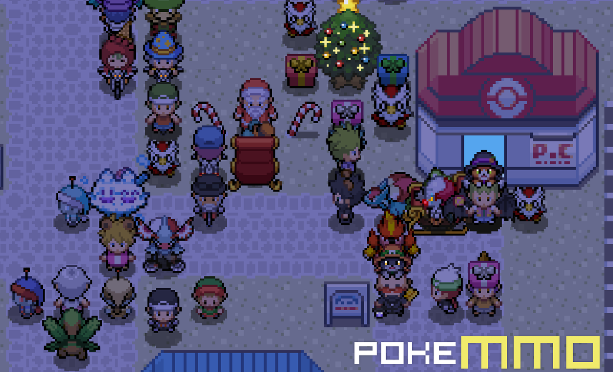 Season's greetings trainers! 🎄The holiday spirit has returned to PokeMMO and you can participate in the festivities right now through January 2nd by updating your game and helping look for lost presents! 🎁 Many other activities are also happening and more info can be found