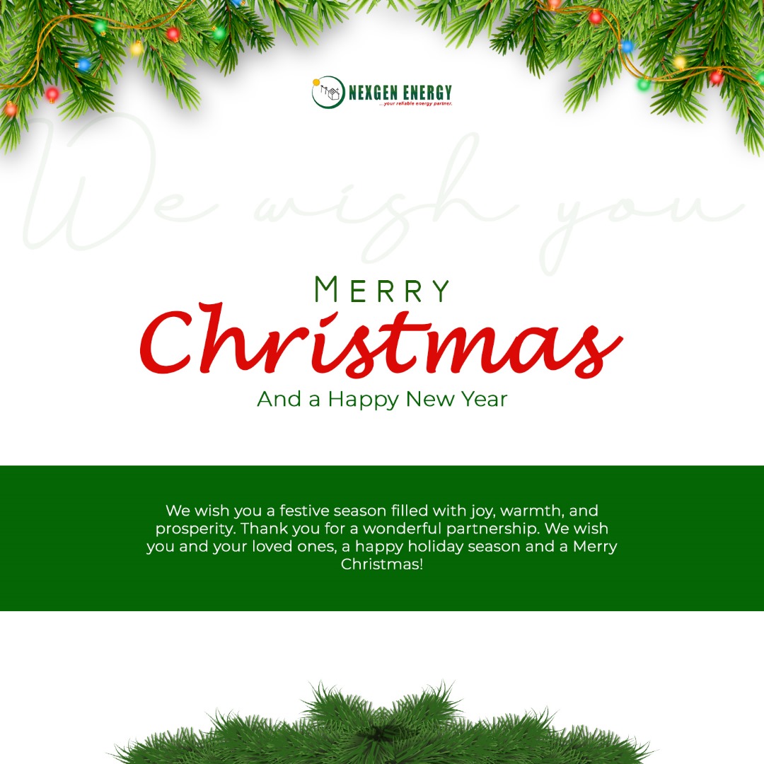 Nexgenenergyng's tweet image. We wish you a festive season filled with joy, warmth, and prosperity. Thank you for a wonderful partnership. we wish you and your loved ones Merry Christmas and a Happy New Year!

#NexgenEnergy
#Techfine
#SeasonsGreeting