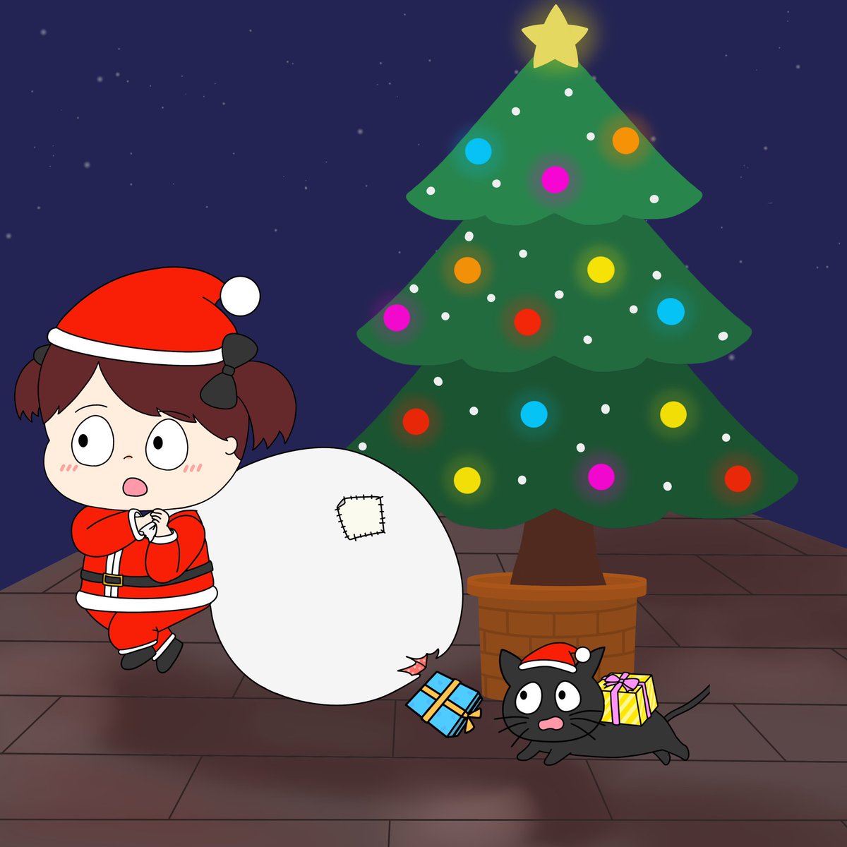 Integral_Chami's tweet photo. - ̗̀ 🤍🎄𝑀𝑒𝑟𝑟𝑦 𝐶ℎ𝑟𝑖𝑠𝑡𝑚𝑎𝑠🎄🤍  ̖́-

#Chami #Chamame #イラスト #オリジナル #デザイン #イラストレーター #クリスマス #クリスマスイラスト #illustration #illustrations #Christmas2023 #MerryChrismas https://t.co/2yKPvFERyx