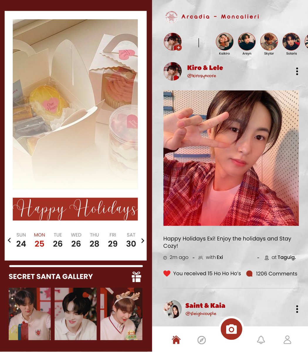 kirosyncore's tweet image. ㅤ
    
          ☃･:* 𝐒𝐩𝐞𝐜𝐢𝐚𝐥 𝐃𝐞𝐥𝐢𝐯𝐞𝐫𝐲  .ᐟ    
           𝓢anta 𝓚iro and 𝓢anta 𝓛ele
           ••• has  a  gift  just  for   you,

           ⸜(｡˃ ᵕ ˂ )⸝ our dear ❝ aella boo ❞ ೀ
           ⤷ @laqtose

ㅤ