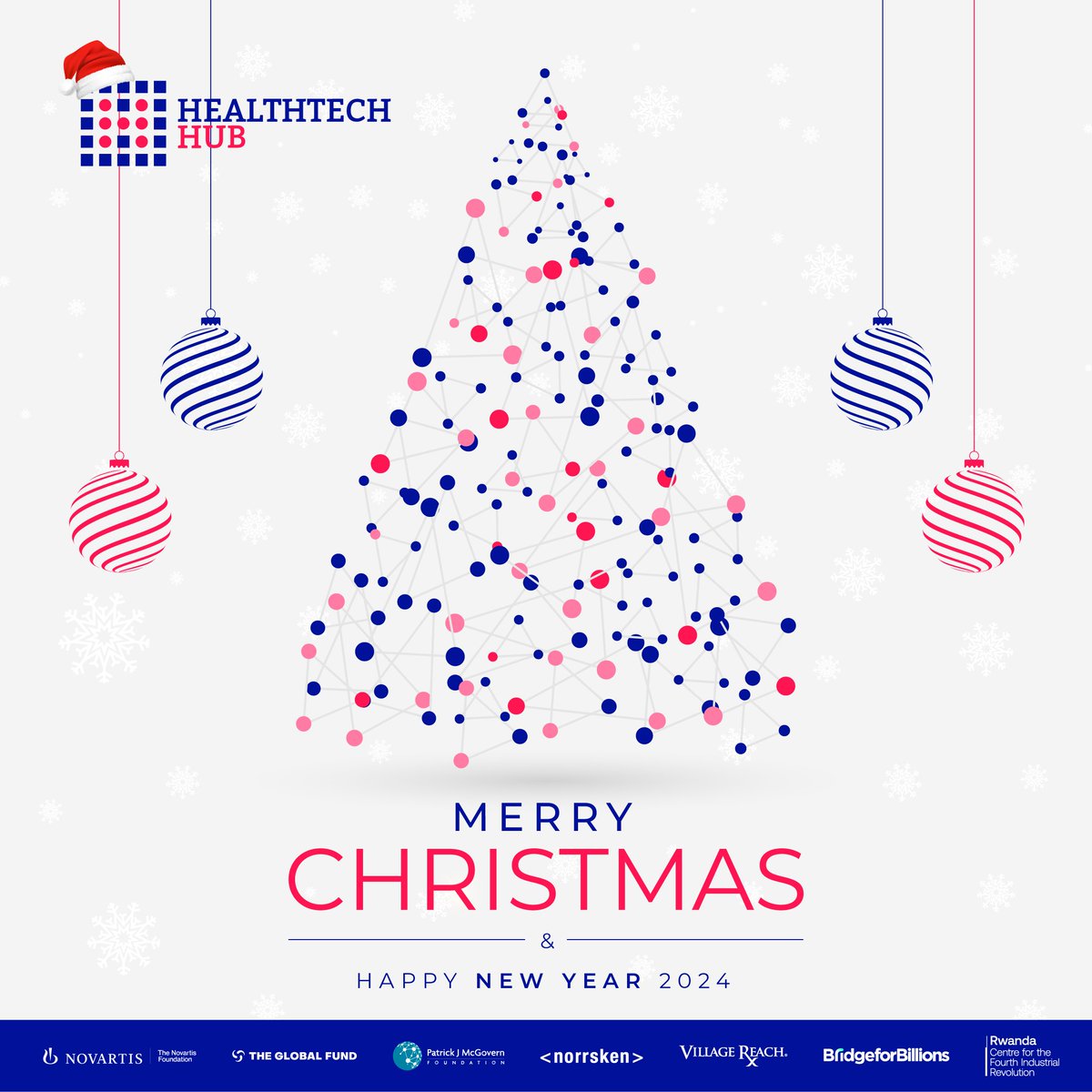 Merry Christmas from the HealthTech Hub Africa team! We sincerely thank you for your support as we strive for a healthier Africa. #HTHA #MerryChristmas #HealthTech