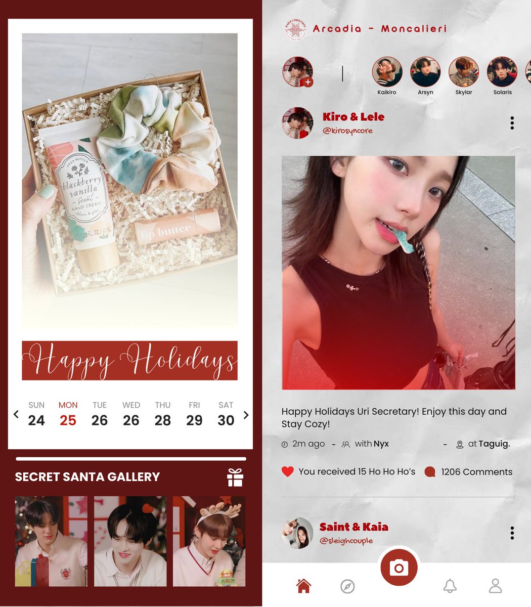 kirosyncore's tweet image. ㅤ
    
          ☃･:* 𝐒𝐩𝐞𝐜𝐢𝐚𝐥 𝐃𝐞𝐥𝐢𝐯𝐞𝐫𝐲  .ᐟ    
           𝓢anta 𝓚iro and 𝓢anta 𝓛ele
           ••• has  a  gift  just  for   you,

           ⸜(｡˃ ᵕ ˂ )⸝ our dear ❝ nyxie ❞ ೀ
           ⤷ @reaneighssance 

ㅤ