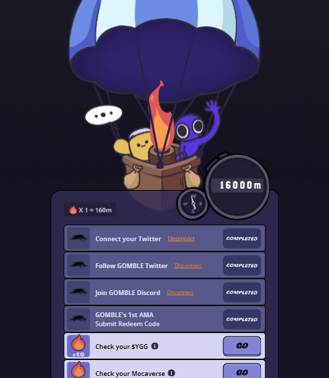0xMoei's tweet photo. رجیستر ایردراپ گیم قمبل @gomblegames تسکای ساده رو بزنید
https://t.co/87KhadibJS

مثل اینکه Binance و Animoca رو قمبلش سرمایه‌گذاری کردن

جواب تسک AMA
thereisnocowlevel https://t.co/f3FjIJPV1B