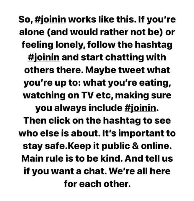 emtothea's tweet photo. For all my grumbling, I love Christmas. Lots of others do not or can not love Christmas. But whatever Christmas or the holidays in general make you feel, you do not have to feel it alone. Use and follow #JoinIn to connect. https://t.co/eSz7v4QVBg