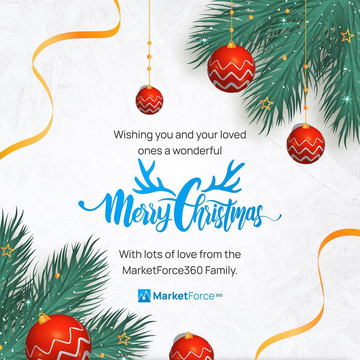 During this season, we are reminded to be grateful for what we have and here at MarketForce we are grateful to all of you who have made our success possible. 

It is in this spirit we send our best wishes for the Holidays and New Year. 

Happy Holidays from #TeamMarketForce