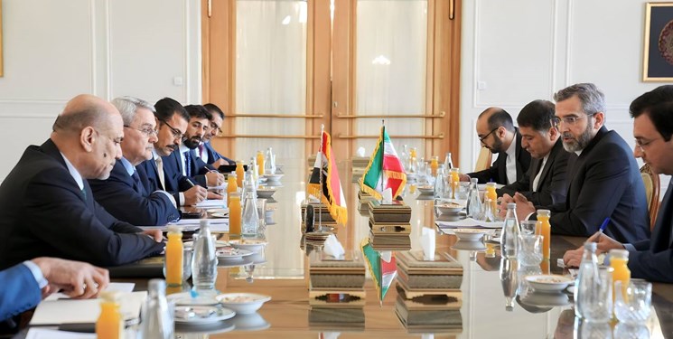 thenewregion's tweet photo. #Tehran hosted the 6th #Iran-#Iraq Joint Political Committee meeting on Sunday at the foreign ministry, discussing security, energy cooperation and the ongoing war on Gaza. 
#TheNewRegion #IranIraqRelations #EconomicCooperation https://t.co/Ng2YcSpvh5