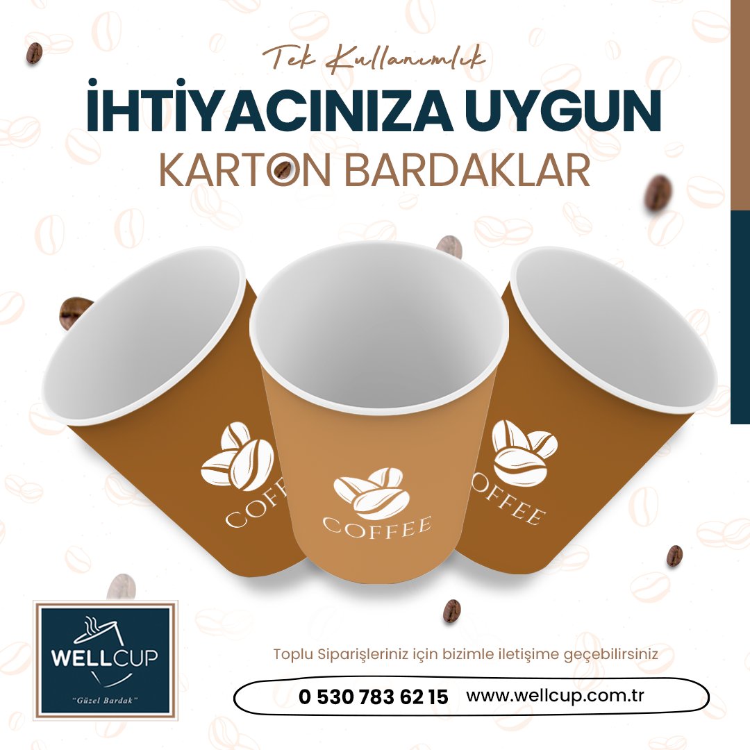İhtiyacınıza Uygun Karton Bardaklar için👇

şimdi iletişime geçebilirsiniz
📞+90 530 783 62 15
🌐 wellcup.com.tr

✨
#kartonbardak #kağıtbardak #baskılıkartonbardak #özelbaskı #otomatbardak #vendingbardak #kullanatbardak #toptanbardak #papercup