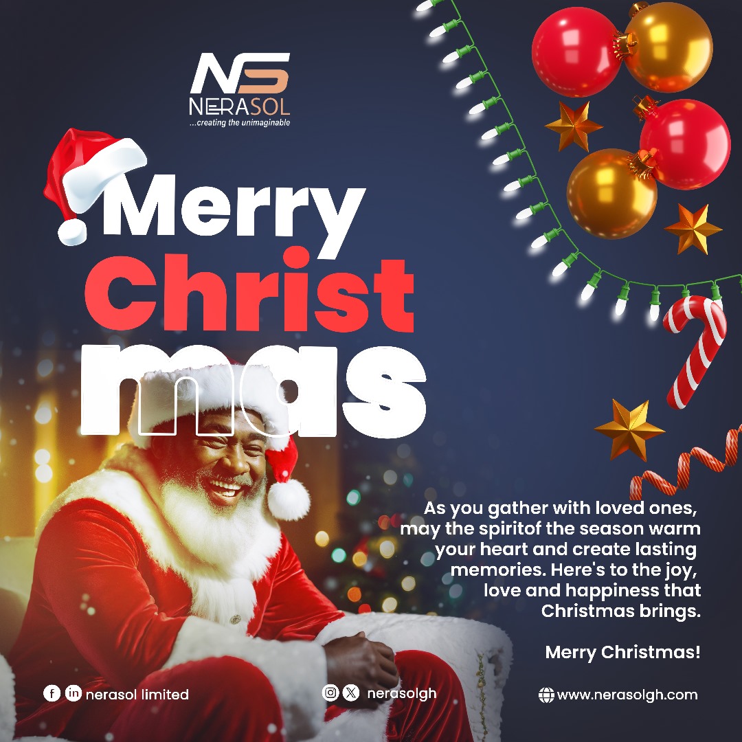 Season's Greetings! 

#MerryChristmas #SeasonGreetings #nerasolgh #Holiday #Santa #neraGPS #GPSTracking #Tech | Djiku | Akwaaba Village | Merry Christmas