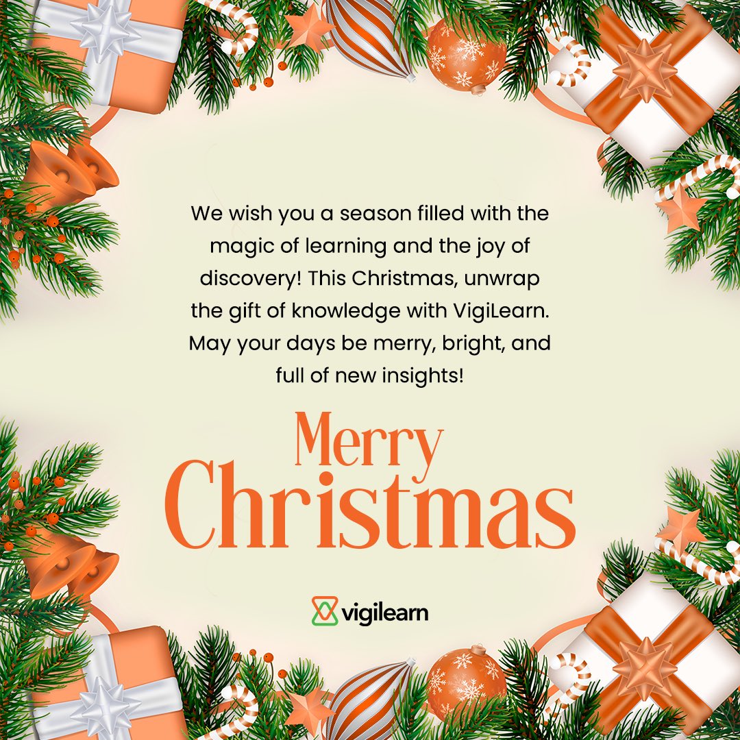VigiLearn's tweet photo. Merry Christmas from VigiLearn – where every moment is an opportunity to learn, discover, and embrace the wonder of knowledge!
#merrychristmas #december #celebration #jinglebells #dec25th #vigilearn https://t.co/2X3ZApsNuL
