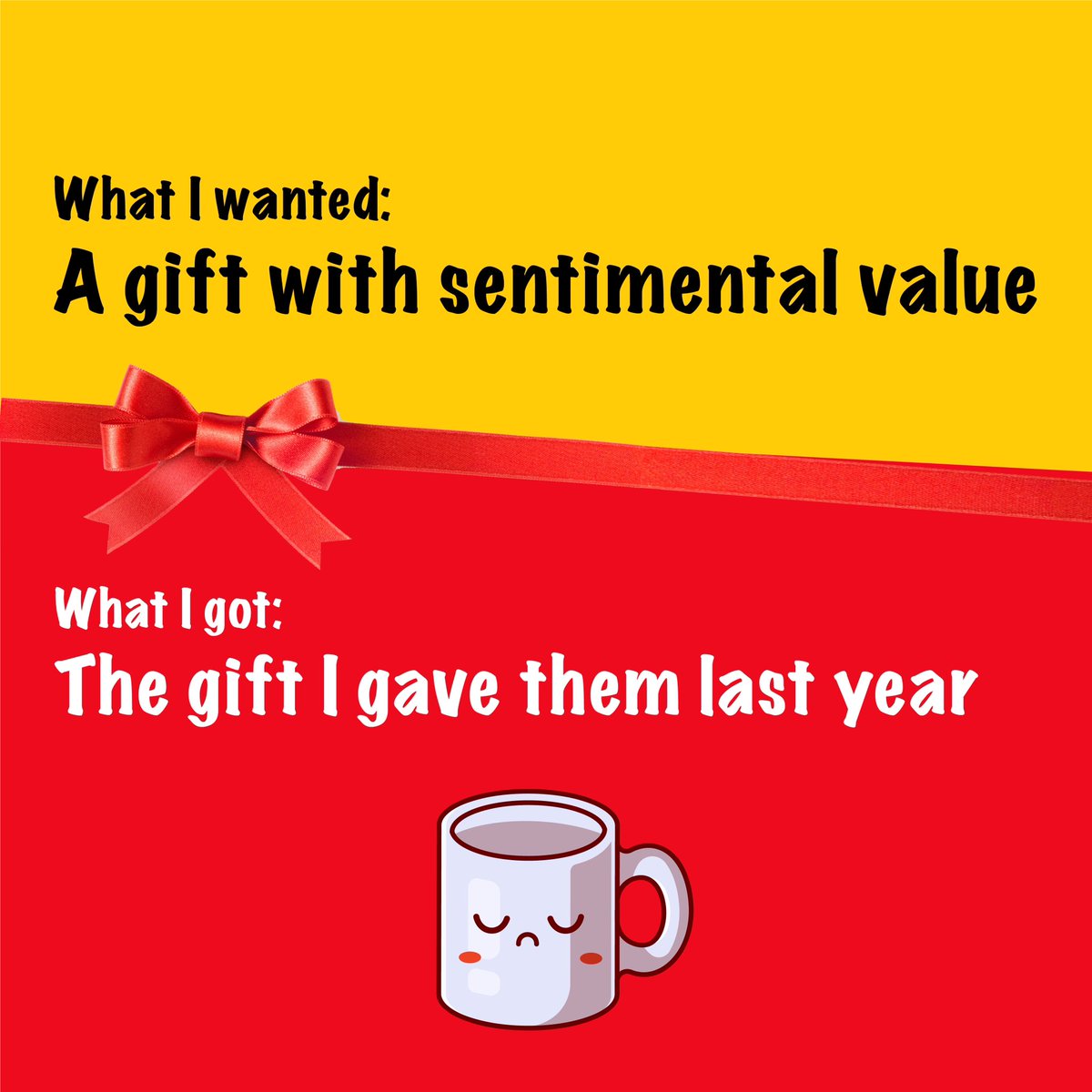 thoughtblurb's tweet photo. You thought it was a goof-up, but Santa has decided to surprise you by taking your wish a little too literally. So next time, think your wish through.

#blurblife #advertising  #ThoughtBlurb #Blurber #christmas #xmas #santa #gift https://t.co/NWFKq085fK