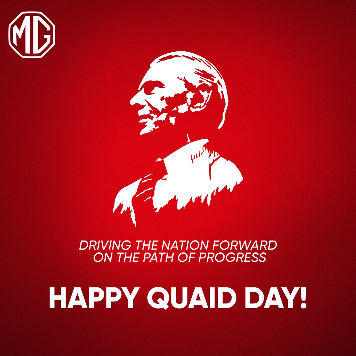 MgSialkot's tweet image. Drive into the spirit of Quaid-e-Azam Day with the vision and resilience that built a nation. MG Celebrates the journey of leadership and unity on the 25th of December. Happy Quaid Day from MG Pakistan. 

#iloveMG #MGPakistan #QuaidDay #MGSialkot
