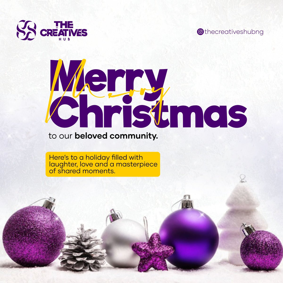 CreativesHubNG's tweet photo. Wishing our vibrant creative community a Merry Christmas filled with endless inspiration and boundless imagination! 🎄🎄🎄
#thenest #creativeshub #thenesthub #merrychristmas #nigeriancreatives https://t.co/FjwO0W4iHe