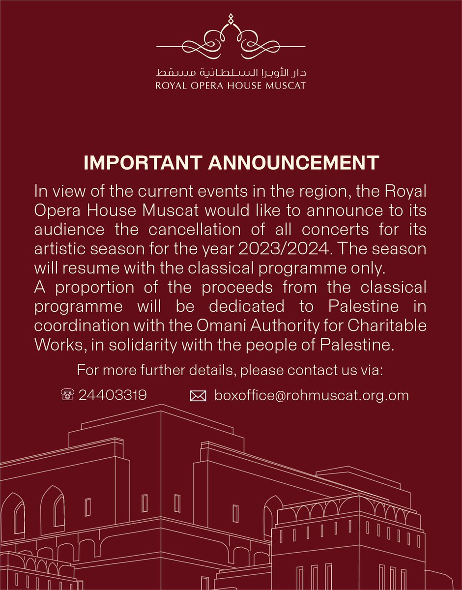 Royal Opera House Muscat (@roh_muscat) on Twitter photo 