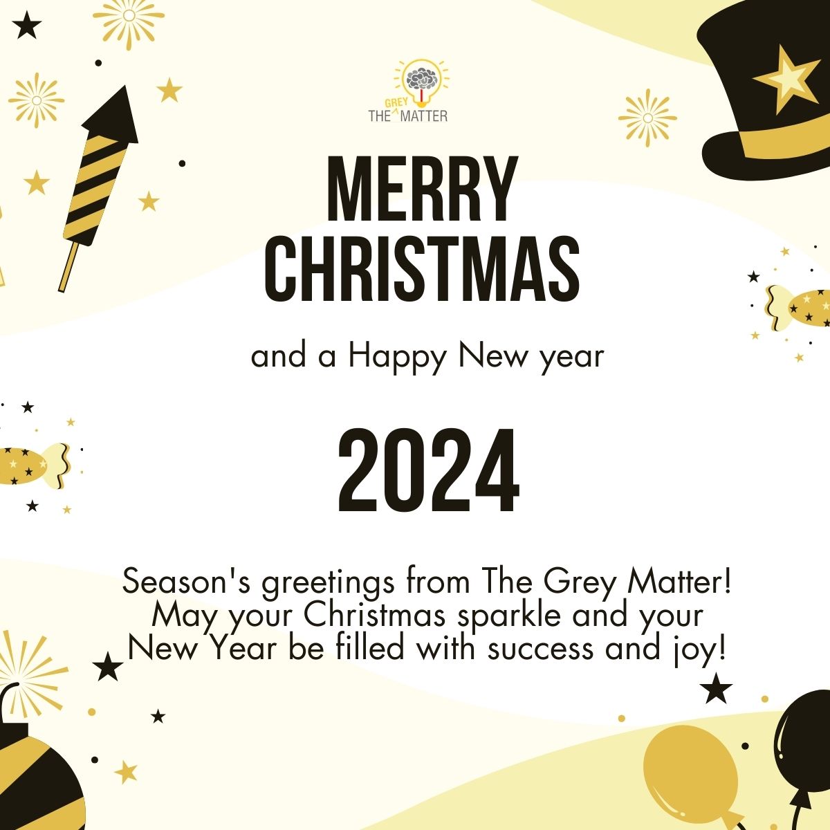 GreyTgm's tweet photo. Merry Christmas and a Happy New Year to you and your loved ones!"

#merrychristmas #happynewyear2024 #christmas2023 #thegreymatter https://t.co/SrfBJfPlWs