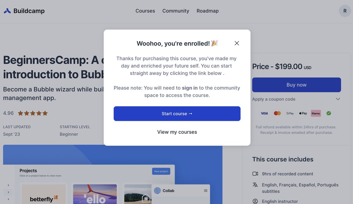 rossdelport's tweet image. Merry Christmas everyone!

Hope you all got spoilt - I sure did

One last present to myself, a BuildCamp Course by @_gregoryjohn @buildcamp 

Can&apos;t wait to dive in!

#bubbleio #bubbledev #dev #software