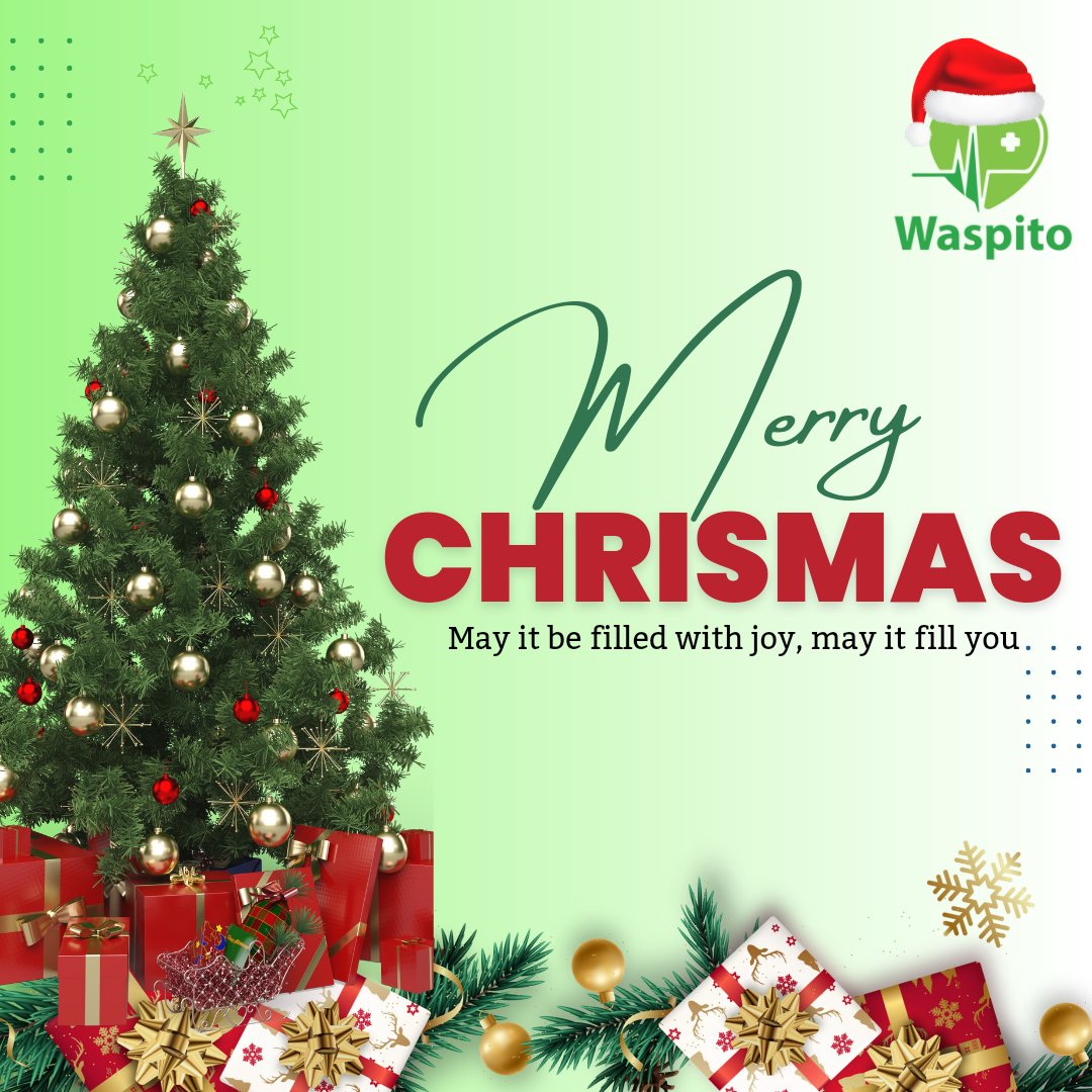 waspito1's tweet photo. Wishing you all a merry and bright Christmas from the Waspito family! ๐โจ
#Waspito #merrychristmas #HealthWithoutAStep https://t.co/sdZu67DRvk
