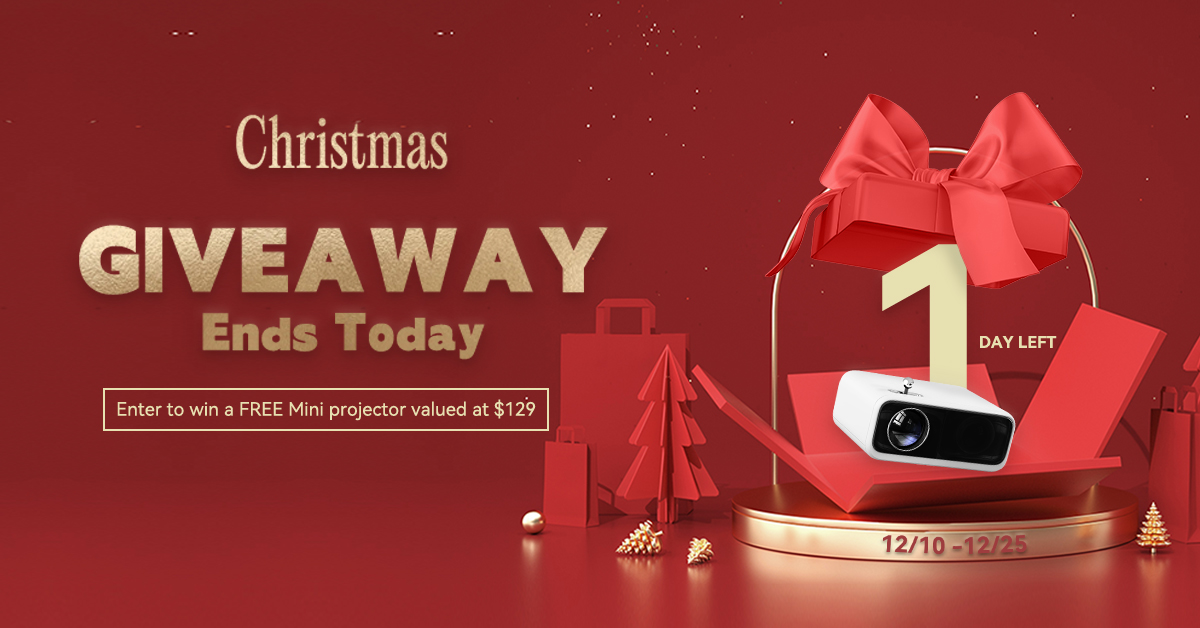 WanboOfficial's tweet photo. #MerryChristmas
#WanboChristmas Giveaway: Follow, Like, Tag, & #Win a #WanboMiniProjector
How to Enter:
1️⃣ Follow us @wanboOfficial & like this post
2️⃣ Tag your friends.
(*The more you tag, the higher your chances)
3️⃣ Retweet this #Giveaway post to your feed
Good luck! https://t.co/COaDrESfU7