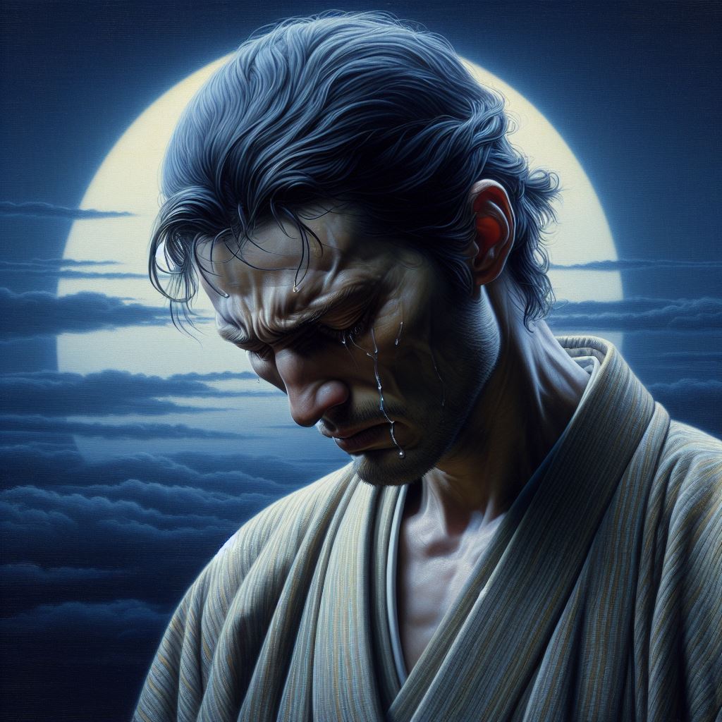 rayaan_kazuki's tweet photo. "Deep feelings of sorrow beneath the glow of moonlight" (#1)
 ---
#art #digitalart #ai #aiart #digitalaiart #artgallery #artwork #artificialintelligence #digitalart #creativity #digitalartist #artificial #digitalfanart #digitallyart #creativityforlife #digitalartgallery https://t.co/m8tyYMSjVB