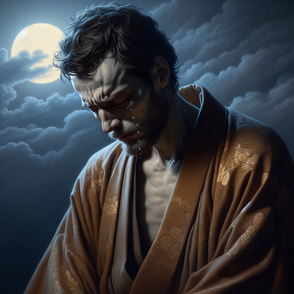 rayaan_kazuki's tweet photo. "Deep feelings of sorrow beneath the glow of moonlight" (#1)
 ---
#art #digitalart #ai #aiart #digitalaiart #artgallery #artwork #artificialintelligence #digitalart #creativity #digitalartist #artificial #digitalfanart #digitallyart #creativityforlife #digitalartgallery https://t.co/m8tyYMSjVB