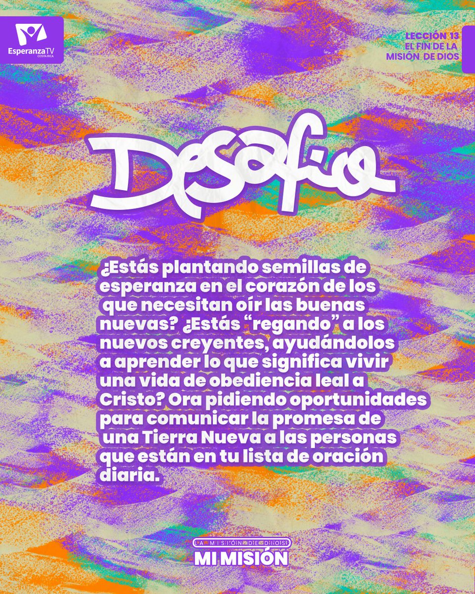 #LESadv ¿Estás plantando semillas de esperanza en el corazón de los que necesitan oír las buenas nuevas?