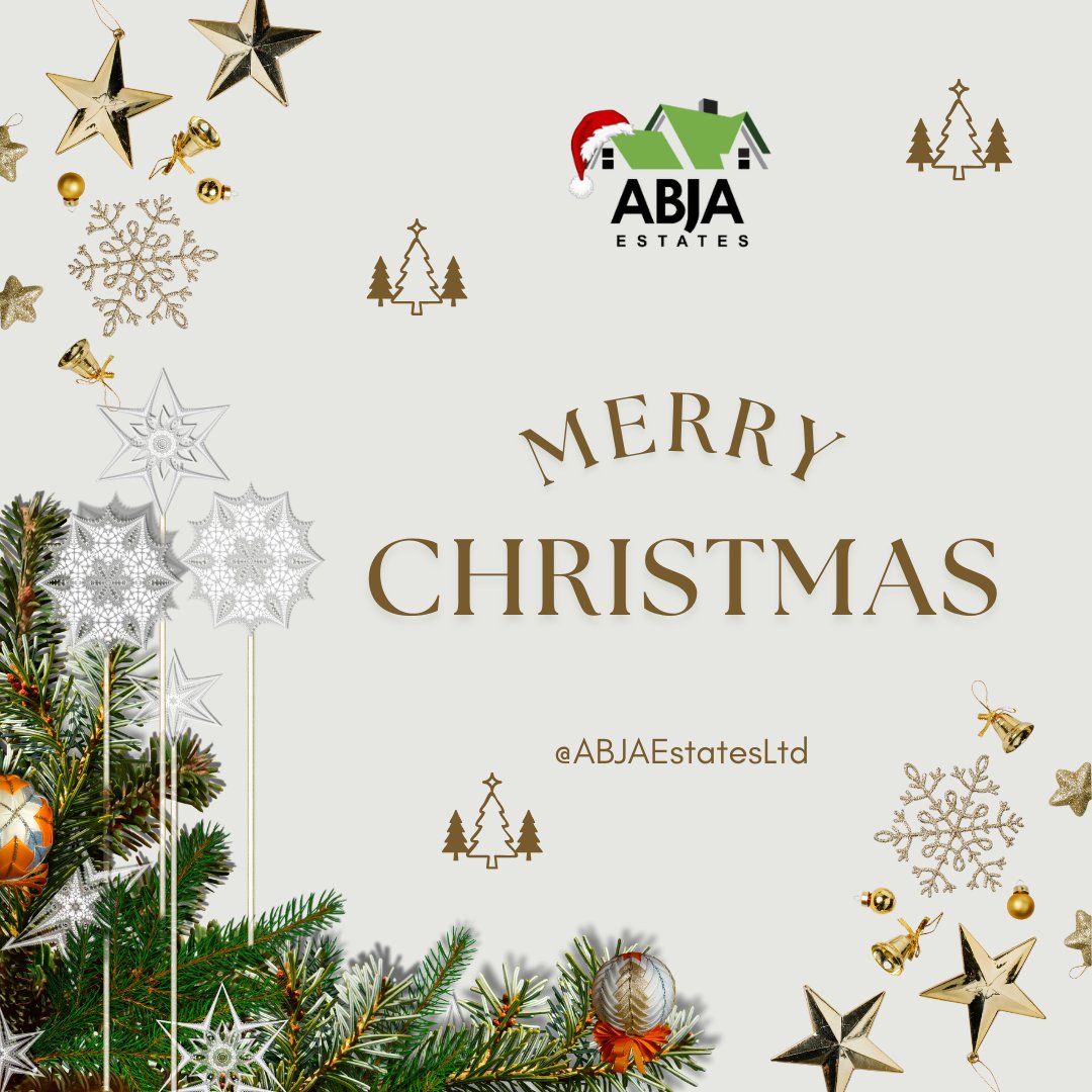 🎅🏼🎉 Sending festive cheer your way! May your holidays be wrapped in warmth and sprinkled with moments of happiness. Merry Christmas and Happy holidays from the ABJA Estates family! #WeAreABJA #HappyHolidays #MerryChristmas