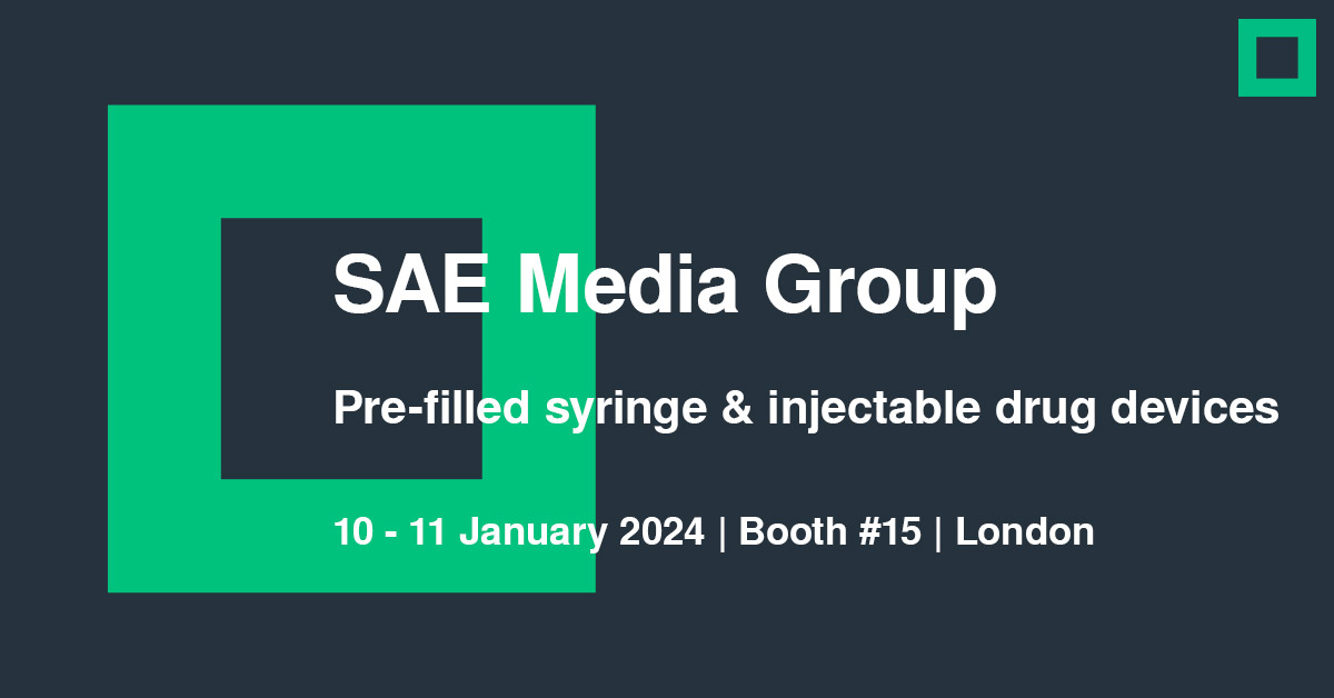 Syntegon's tweet image. We look forward to seeing you at pre-filled syringes and injectable drug devices. Register now: smgconferences.com

#syntegon #PFSUK #autoinjectors #MedicalDevices #Pharmaceuticals #medtech #Labeling #Pen #Precision #Medicine