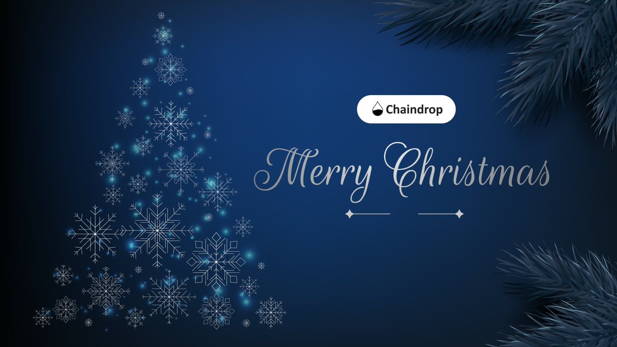 Wishing you all a Merry Christmas!🎄 ✨May this festive season be a time of togetherness, shared joy, and blockchain magic. Here's to a festive celebration and a fantastic year ahead! 🎅