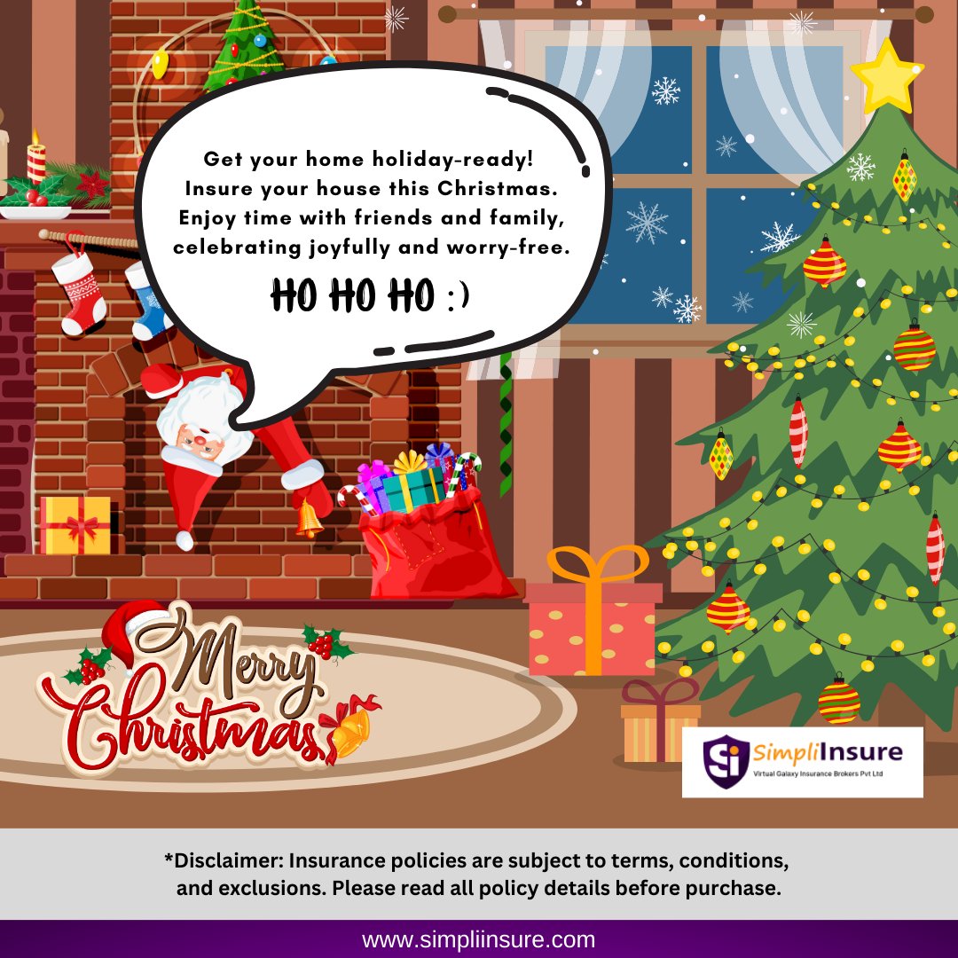 SimpliInsure's tweet photo. This Christmas, ensure you insure your house for a worry-free life. 🏠✨

Enjoy joyful moments with loved ones, knowing your home is protected.

#Insurance #HolidaySafetyTips #VeryMerryChristmas #merrychristmas2023 #Simpliinsure

Simpli Insure, Because Life Should Be Simple 🙂 https://t.co/IZRp0uGbeS