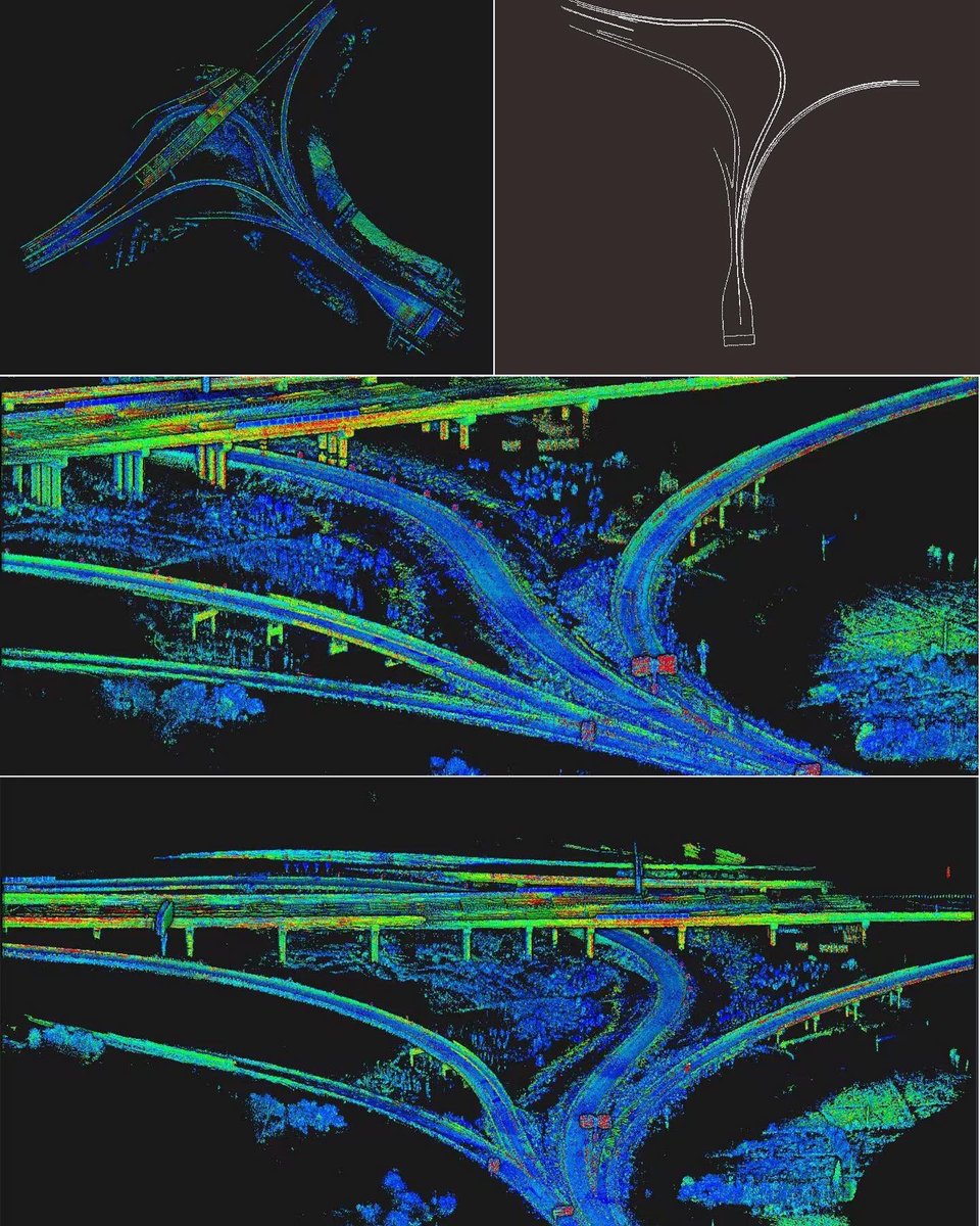 RobotSLAM used in highway land ownership project. Obtaining the cloud points of ramps and drawing the DLG quickly. It greatly improve the field efficiency.

#SOUTH #RobotSLAM #highway #LandOwnership #project #CloudPoint #DLG