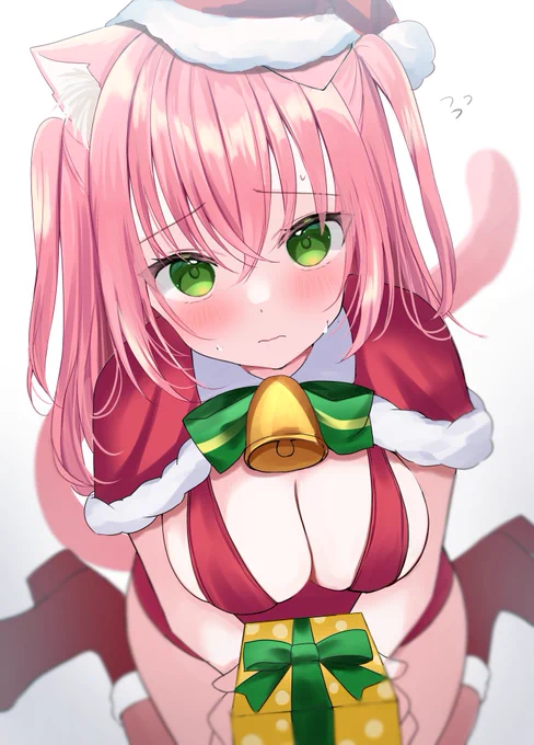 「メ、メリークリスマスです‥!」 