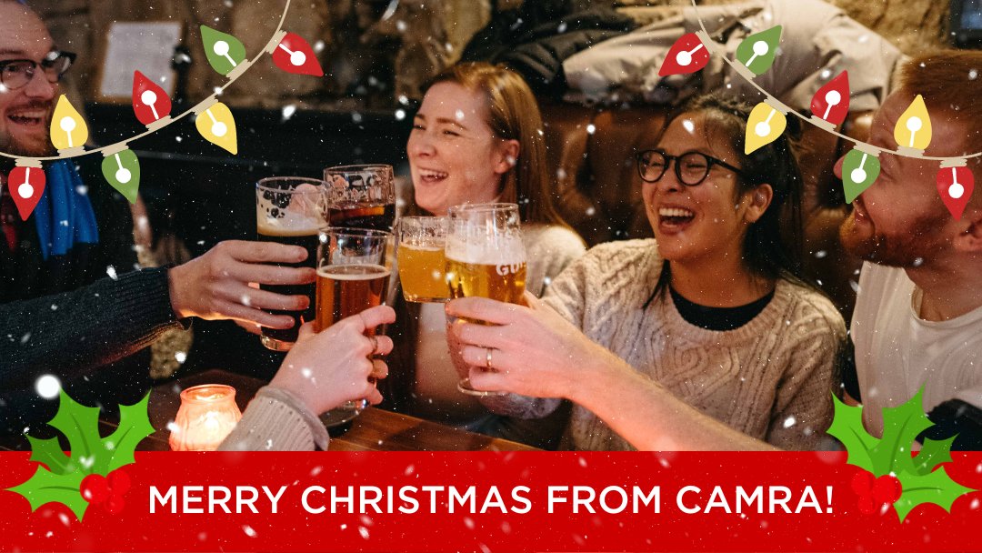 CAMRA (@camra_official) on Twitter photo 🎄CAMRA would like to wish everyone a very merry Christmas! We hope you continue to support your local pubs & breweries over the festive period. 🍻
👇You can read our Christmas message from National Chairman Nik Antona on <a href="/WBOnline_/">What's Brewing</a> here: ow.ly/kwXx50QlC3g
📸 Amelia Claudia 🎄CAMRA would like to wish everyone a very merry Christmas! We hope you continue to support your local pubs & breweries over the festive period. 🍻
👇You can read our Christmas message from National Chairman Nik Antona on <a href="/WBOnline_/">What's Brewing</a> here: ow.ly/kwXx50QlC3g
📸 Amelia Claudia