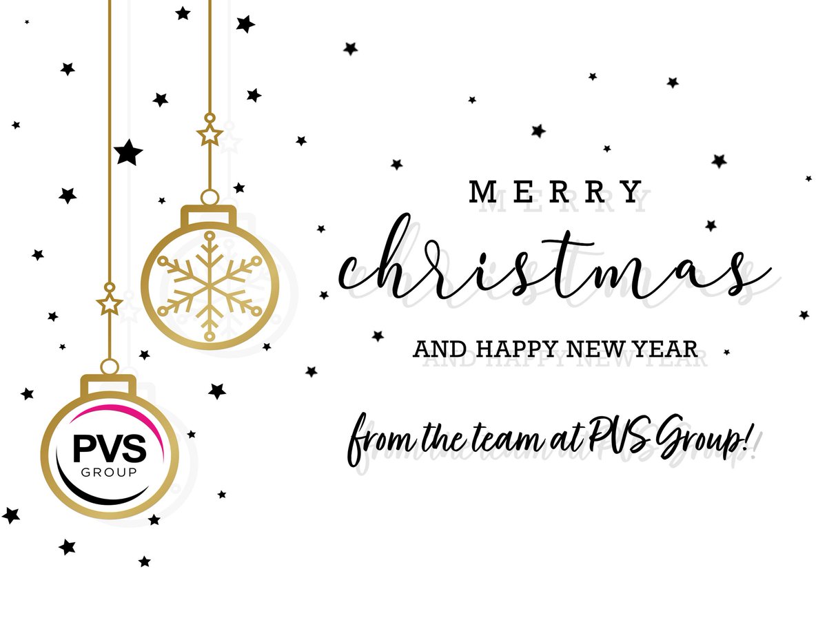 The team at PVS would like to wish you all a very merry Christmas and a Happy New Year! 🍾🥂

We would like to thank you for all your continued support, and we look forward to what the coming year will bring!